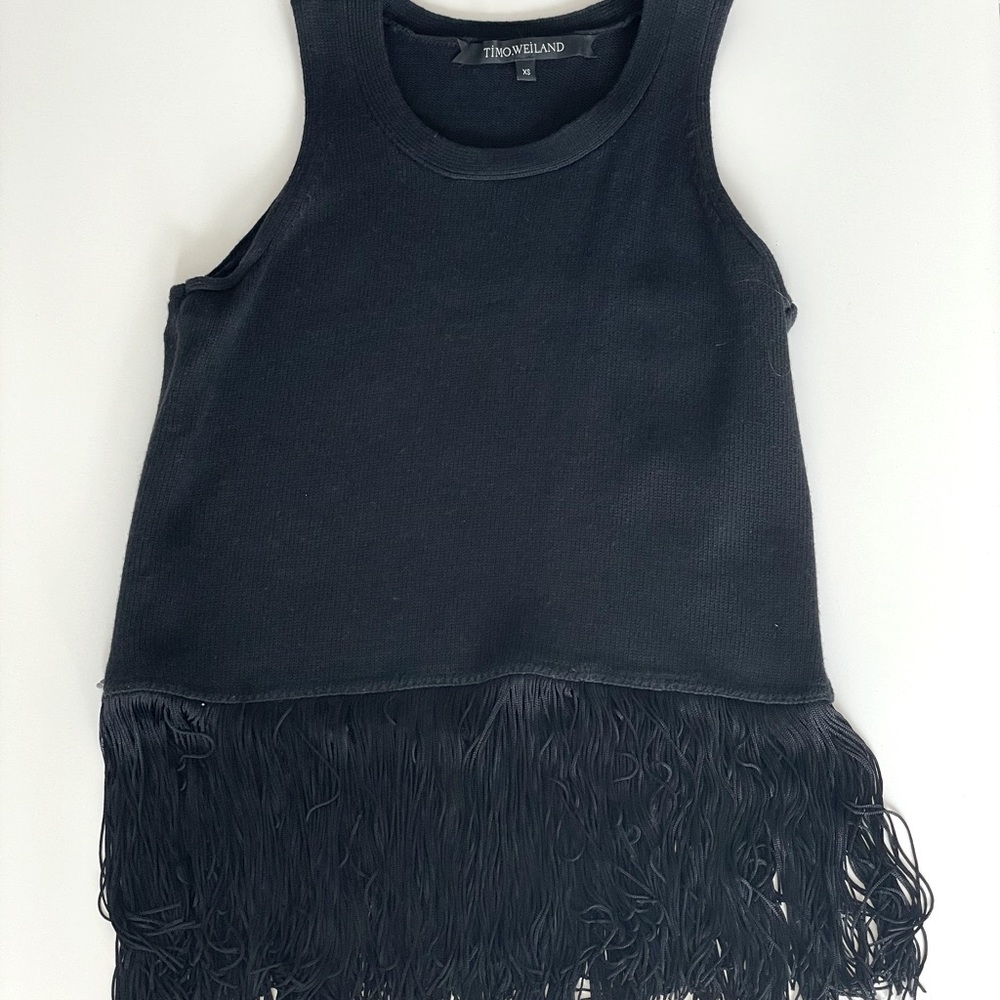 Timo Weiland black sweater tank